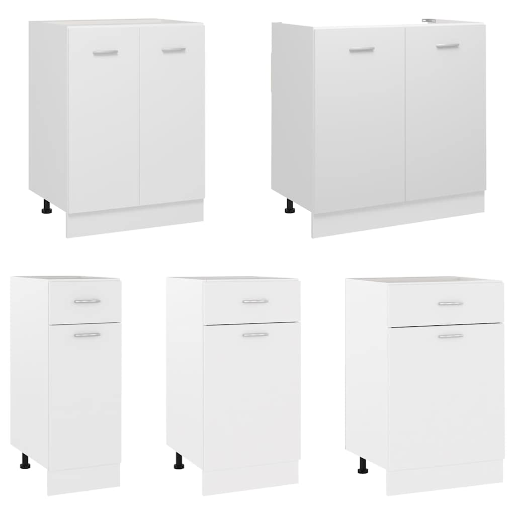 vidaXL Sink Bottom Cabinet | Drawer Bottom Cabinet | Rectangular | Minimalist 5