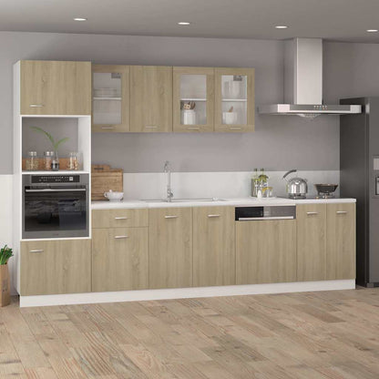 vidaXL Drawer Bottom Cabinet | Sonoma Oak | Engineered Wood | Medium 3