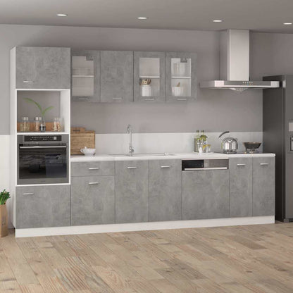 vidaXL Drawer Bottom Cabinet | Concrete Grey | Engineered Wood 3