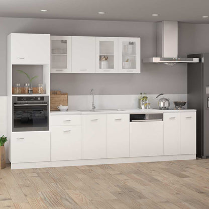 vidaXL Hanging Cabinet Lyon White 39.5x31x60 cm Engineered Wood 3