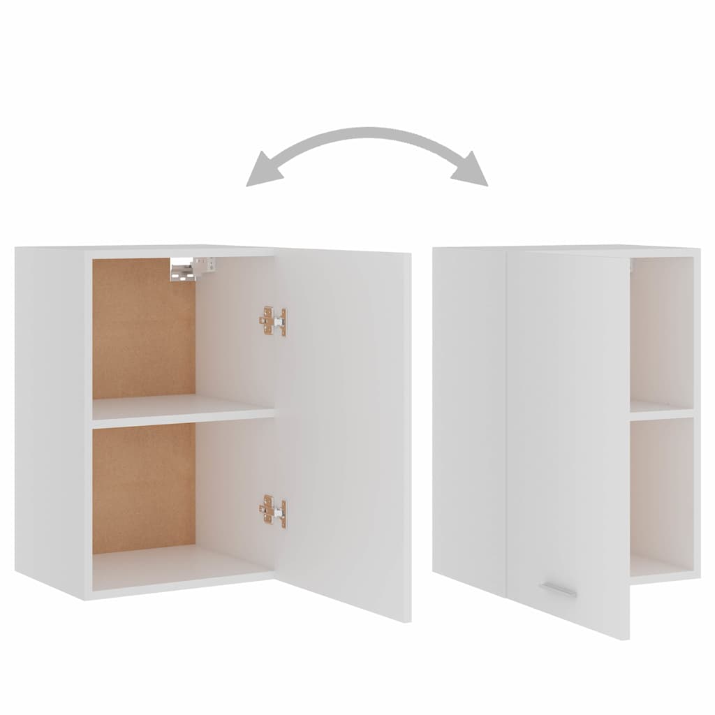 vidaXL Hanging Cabinet Lyon White 39.5x31x60 cm Engineered Wood 4