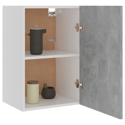 vidaXL Hanging Cabinet | Concrete grey | Engineered wood | 39.5 x 31 x 60 cm 4