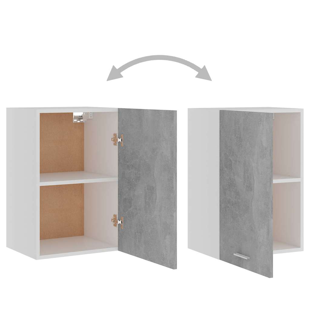 vidaXL Hanging Cabinet | Concrete grey | Engineered wood | 39.5 x 31 x 60 cm 5