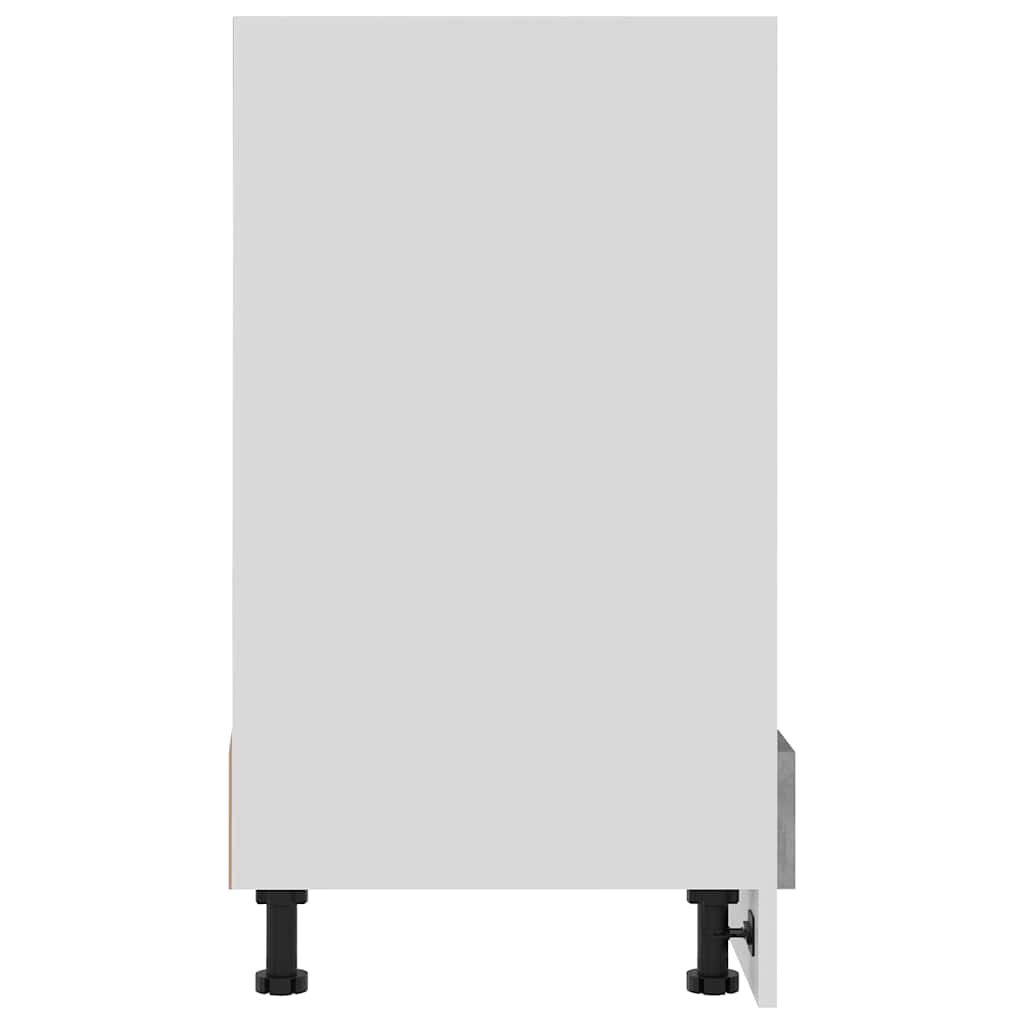vidaXL Oven Cabinet | Concrete Grey | Engineered Wood | Standard | Oven Cabinet 6