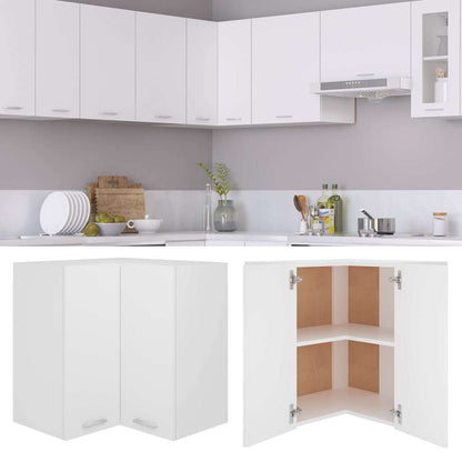 vidaXL Hanging Cabinet 57 x 57 x 40 cm Engineered Wood White
