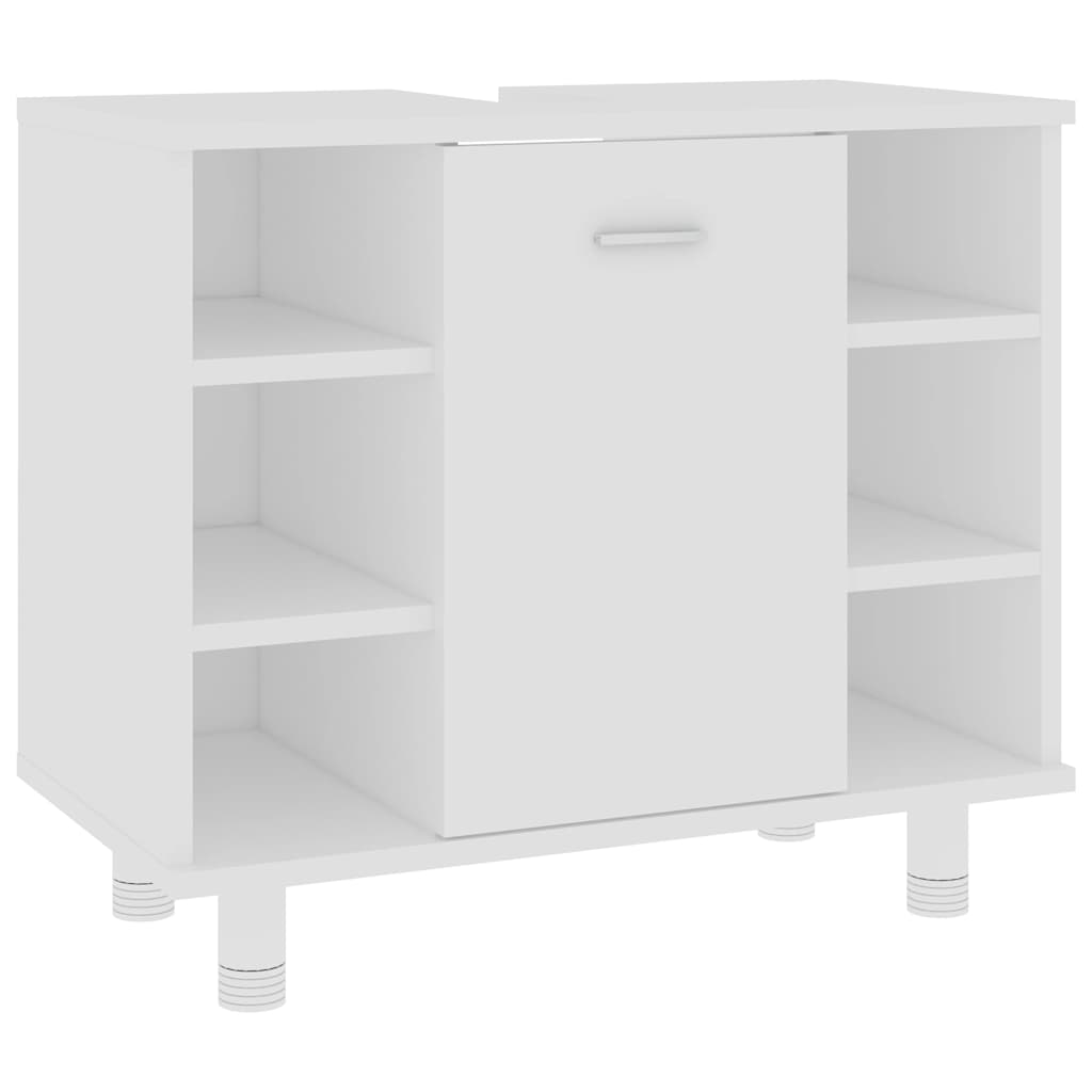vidaXL Bathroom Cabinet | White | Engineered wood | 60 x 32 x 53.5 cm 2
