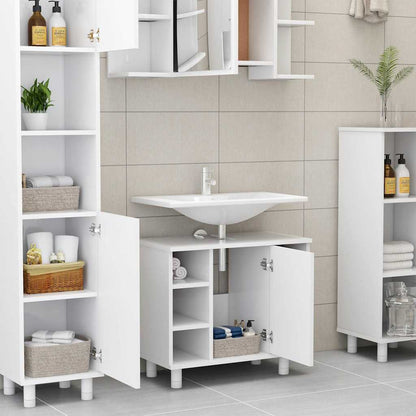 vidaXL Bathroom Cabinet | White | Engineered wood | 60 x 32 x 53.5 cm 3