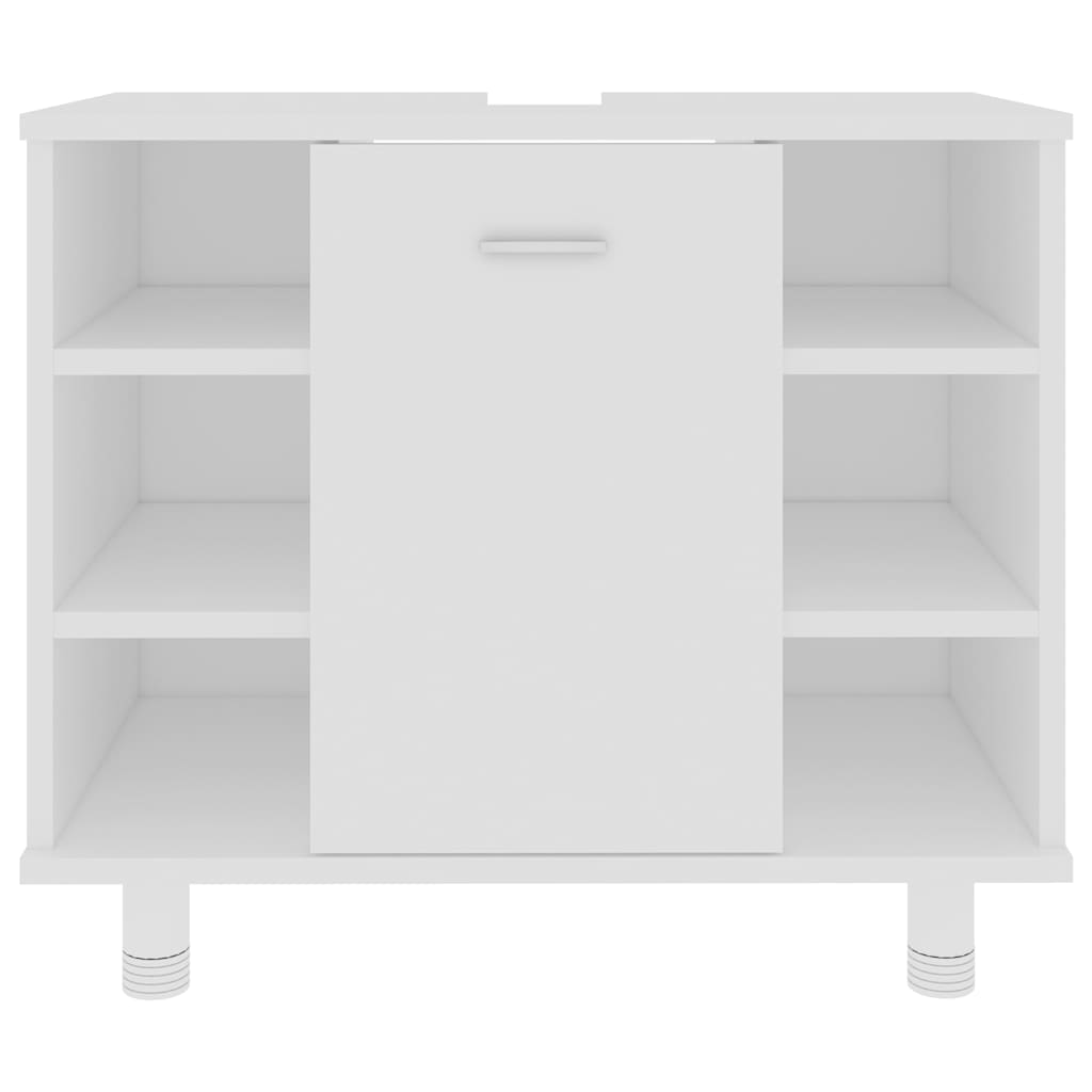 vidaXL Bathroom Cabinet | White | Engineered wood | 60 x 32 x 53.5 cm 6