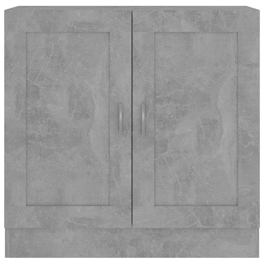 vidaXL Book Cabinet Concrete Grey 82,5x30,5x80 cm Engineered Wood 5