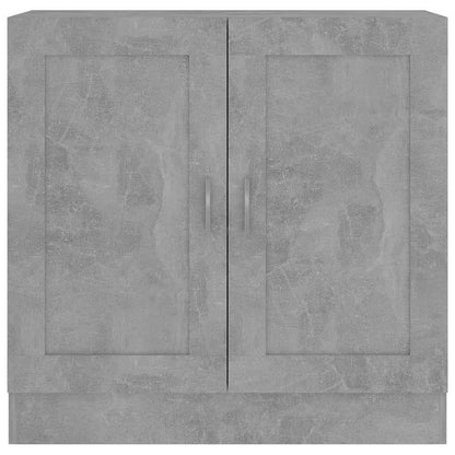 vidaXL Book Cabinet Concrete Grey 82,5x30,5x80 cm Engineered Wood 5
