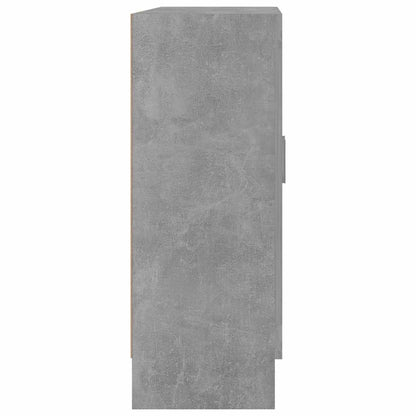 vidaXL Book Cabinet Concrete Grey 82,5x30,5x80 cm Engineered Wood 6