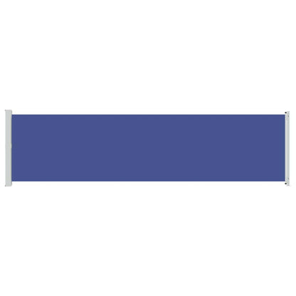 vidaXL Side Awning | Blue | Polyester with PU coating, Powder-Coated Steel 4