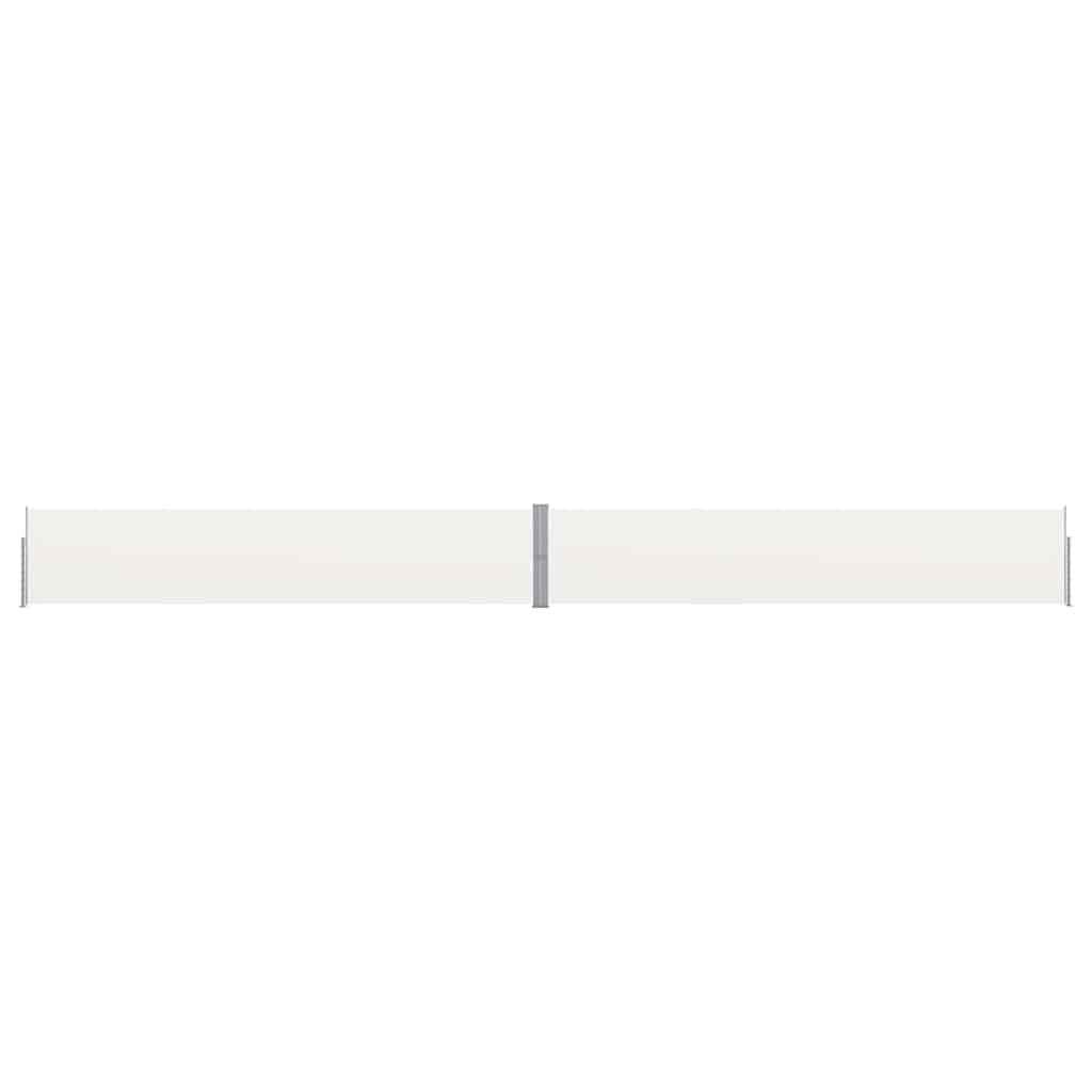 vidaXL Patio Retractable Side Awning 140x1200 cm Cream 1