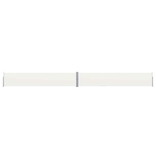 vidaXL Patio Retractable Side Awning 140x1200 cm Cream 1