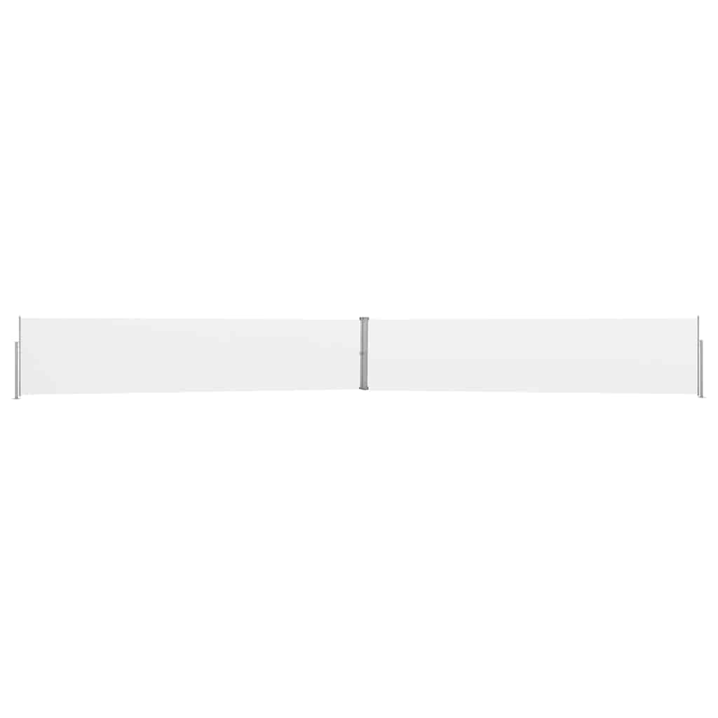 vidaXL Patio Retractable Side Awning 140x1200 cm Cream 3