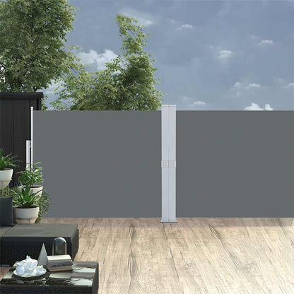 Retractable Side Awning Anthracite 100 x 600 cm – 220 x 1000 cm 140 x 1200 cm