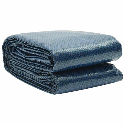 92980 vidaXL Floating PE Solar Pool Film 549 cm Black and Blue 1