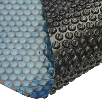 vidaXL Floating PE Solar Pool Film 732x366 cm Black and Blue 3