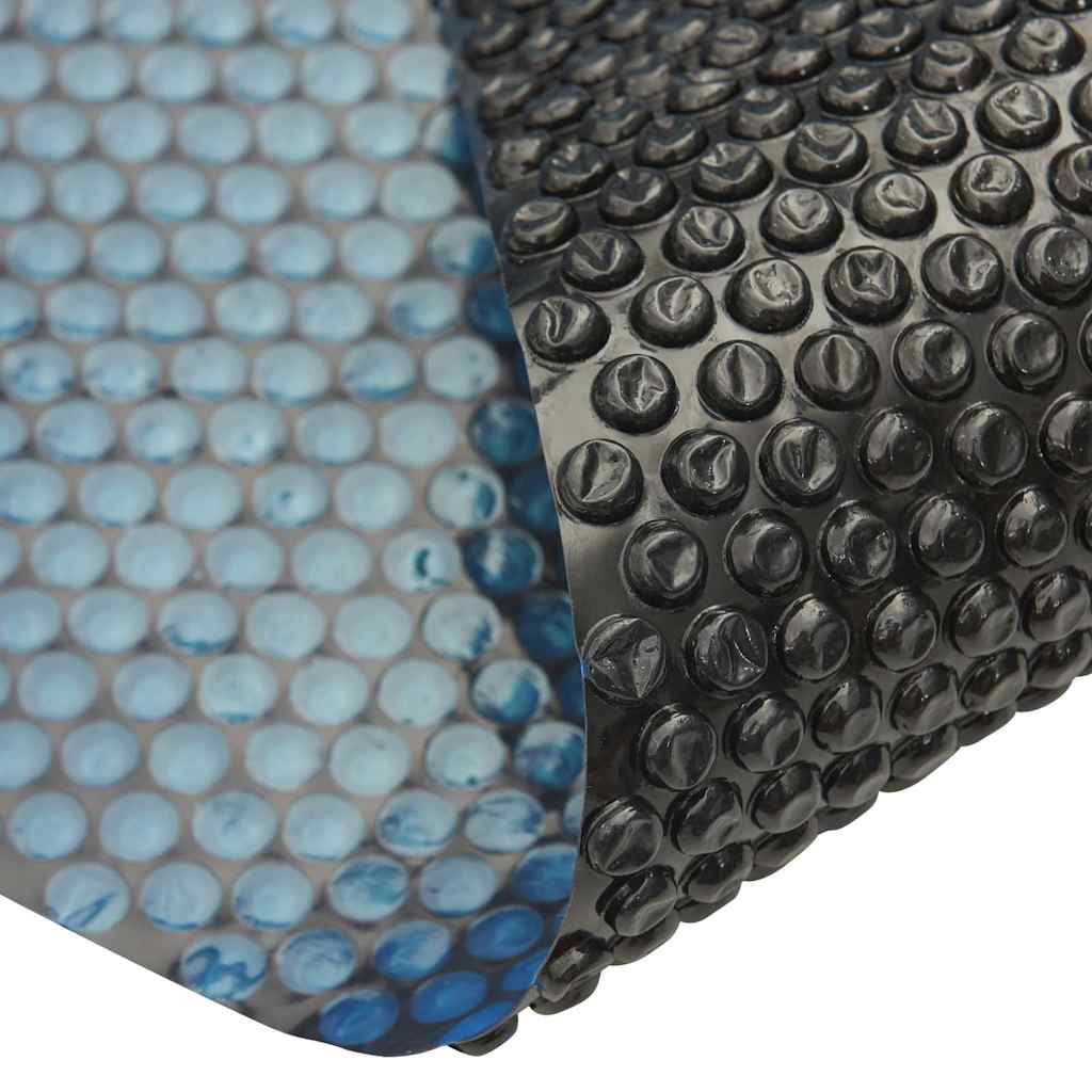 vidaXL Floating PE Solar Pool Film 500x300 cm Black and Blue 3