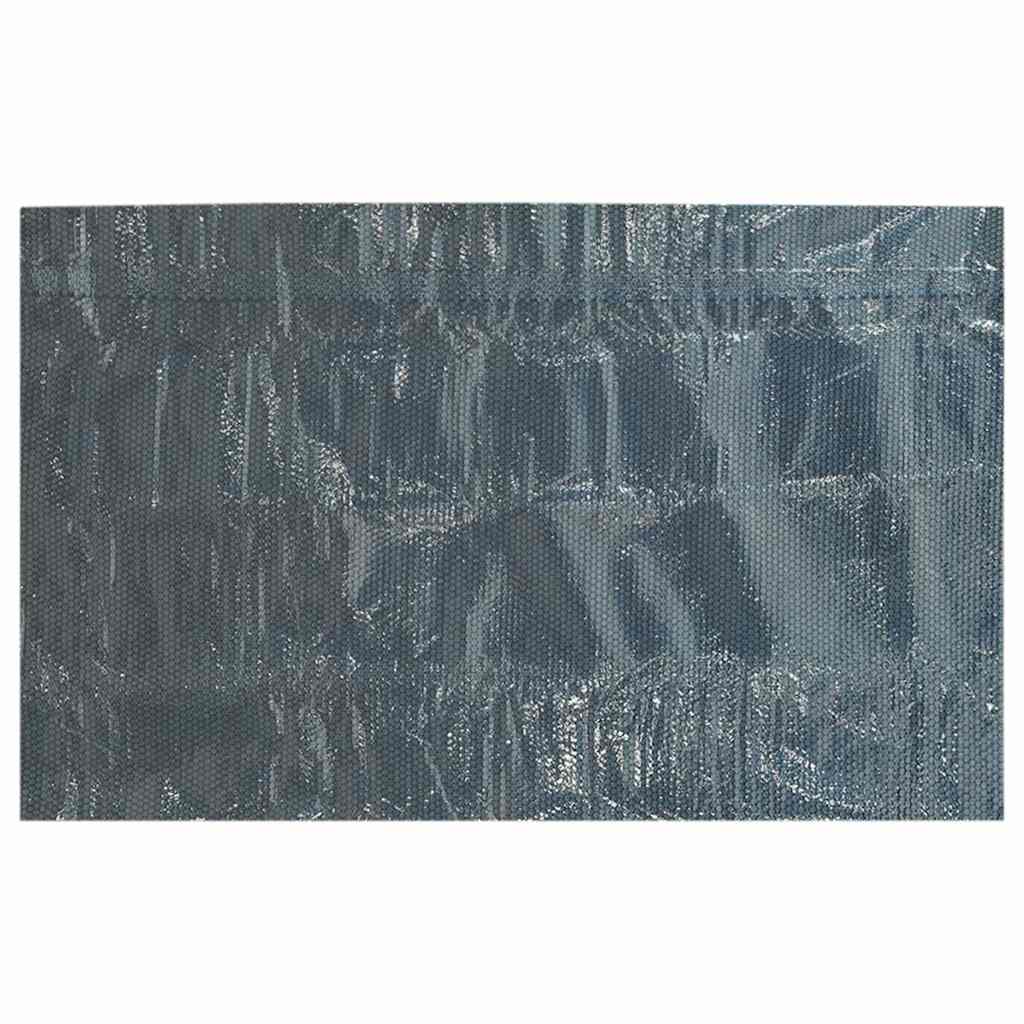 vidaXL Floating PE Solar Pool Film 500x300 cm Black and Blue 4