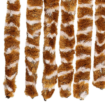 vidaXL Insect Curtain Ochre and White 100x220 cm Chenille 5