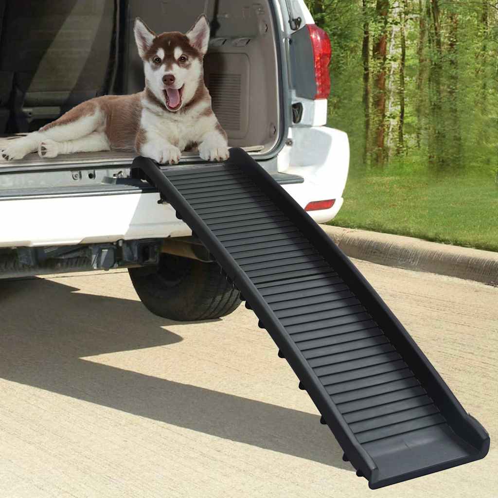 vidaXL Dog Ramp | Black | Polypropylene | Medium | Foldable | Dog Ramp 1