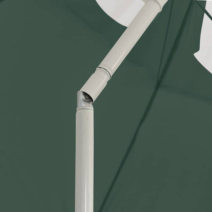 314717 vidaXL Beach Parasol Green 300 cm 2