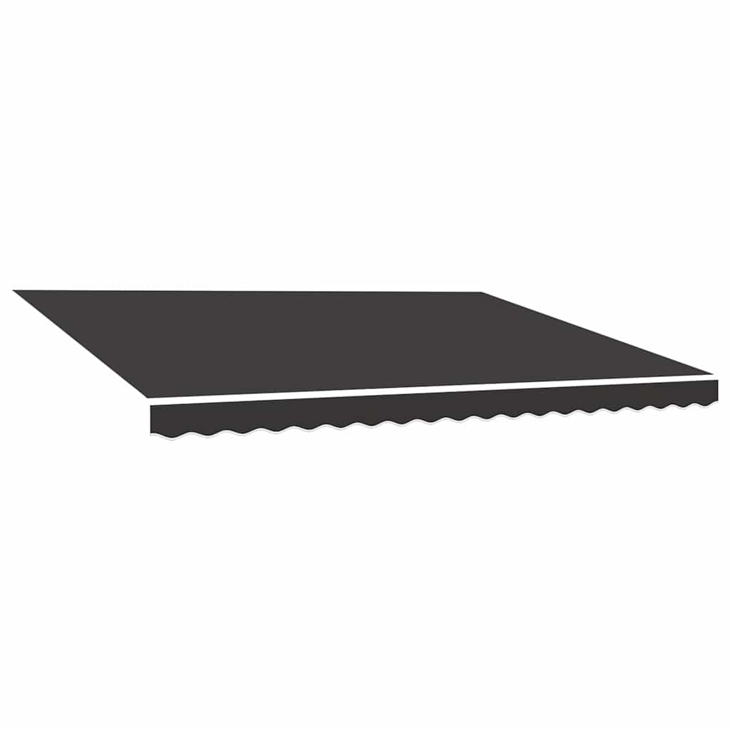 vidaXL Awning Replacement Fabric Anthracite 400x350 cm Polyester 2