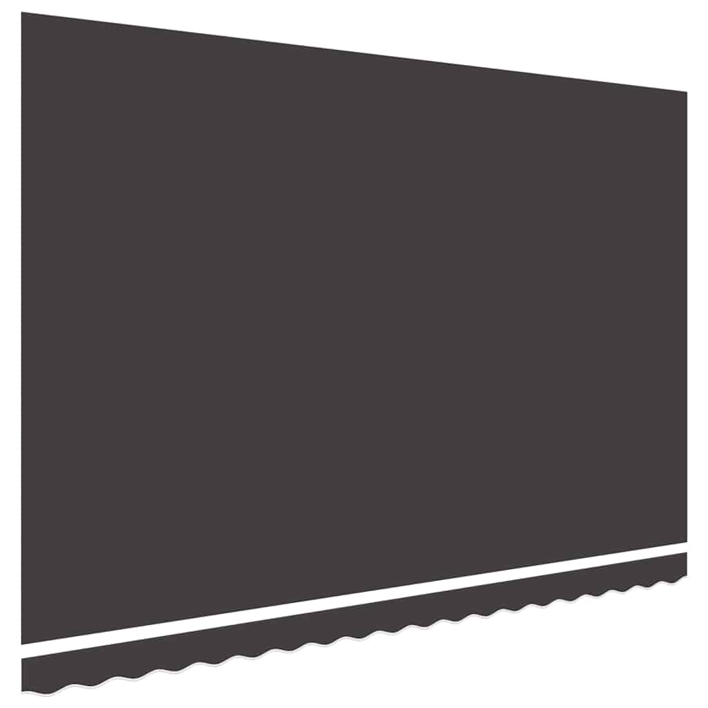 vidaXL Awning Replacement Fabric Anthracite 400x350 cm Polyester 3