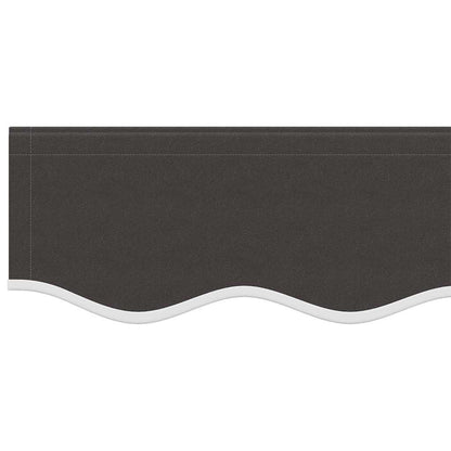 vidaXL Awning Replacement Fabric Anthracite 400x350 cm Polyester 5