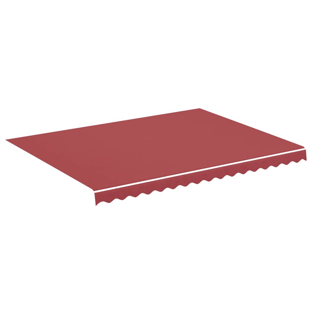 vidaXL Awning Replacement Fabric Burgundy Red 400x300 cm Polyester 2
