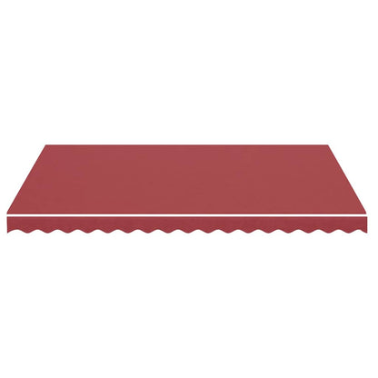 vidaXL Awning Replacement Fabric Burgundy Red 400x300 cm Polyester 3