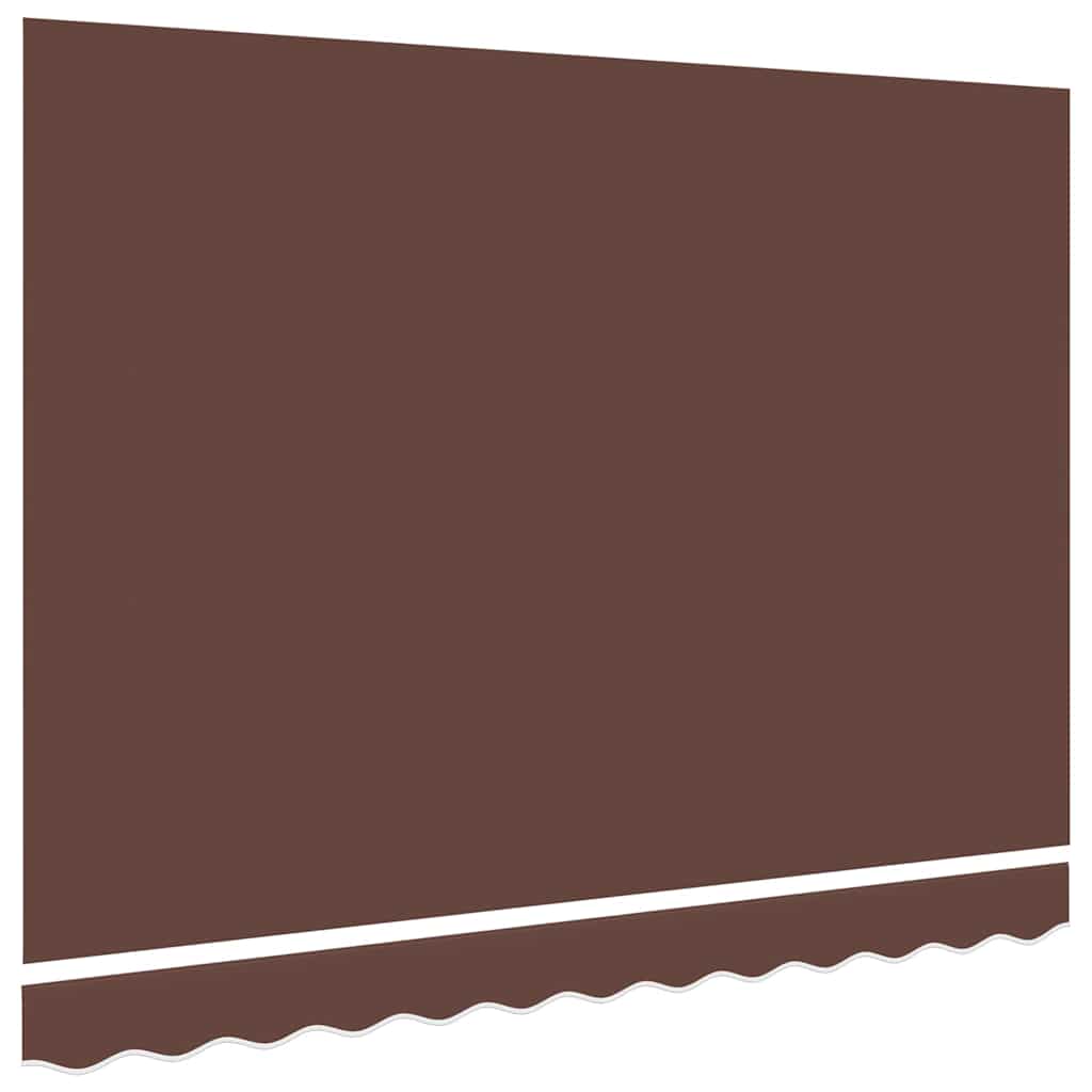 vidaXL Awning Replacement Fabric Brown 350x250 cm Polyester 3