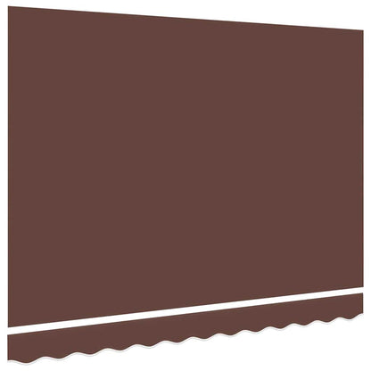 vidaXL Awning Replacement Fabric Brown 350x250 cm Polyester 3