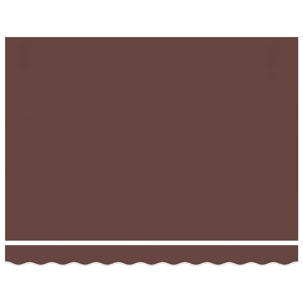 vidaXL Awning Replacement Fabric Brown 350x250 cm Polyester 4