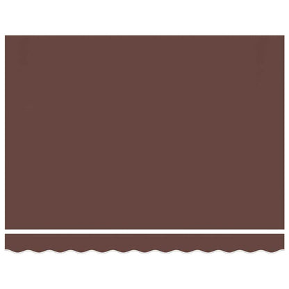 vidaXL Awning Replacement Fabric Brown 350x250 cm Polyester 4