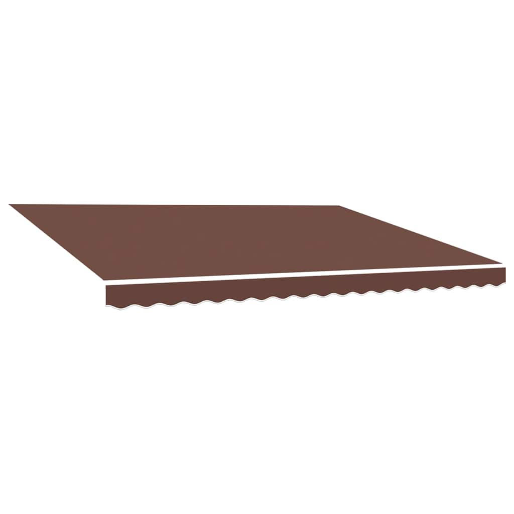 vidaXL Awning Replacement Fabric Brown 450x300 cm Polyester 2