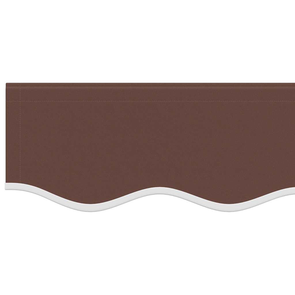 vidaXL Awning Replacement Fabric Brown 450x300 cm Polyester 5