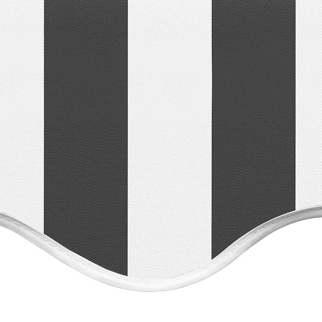 vidaXL Awning Replacement Fabric Anthracite and White 450x300 cm Polyester 5