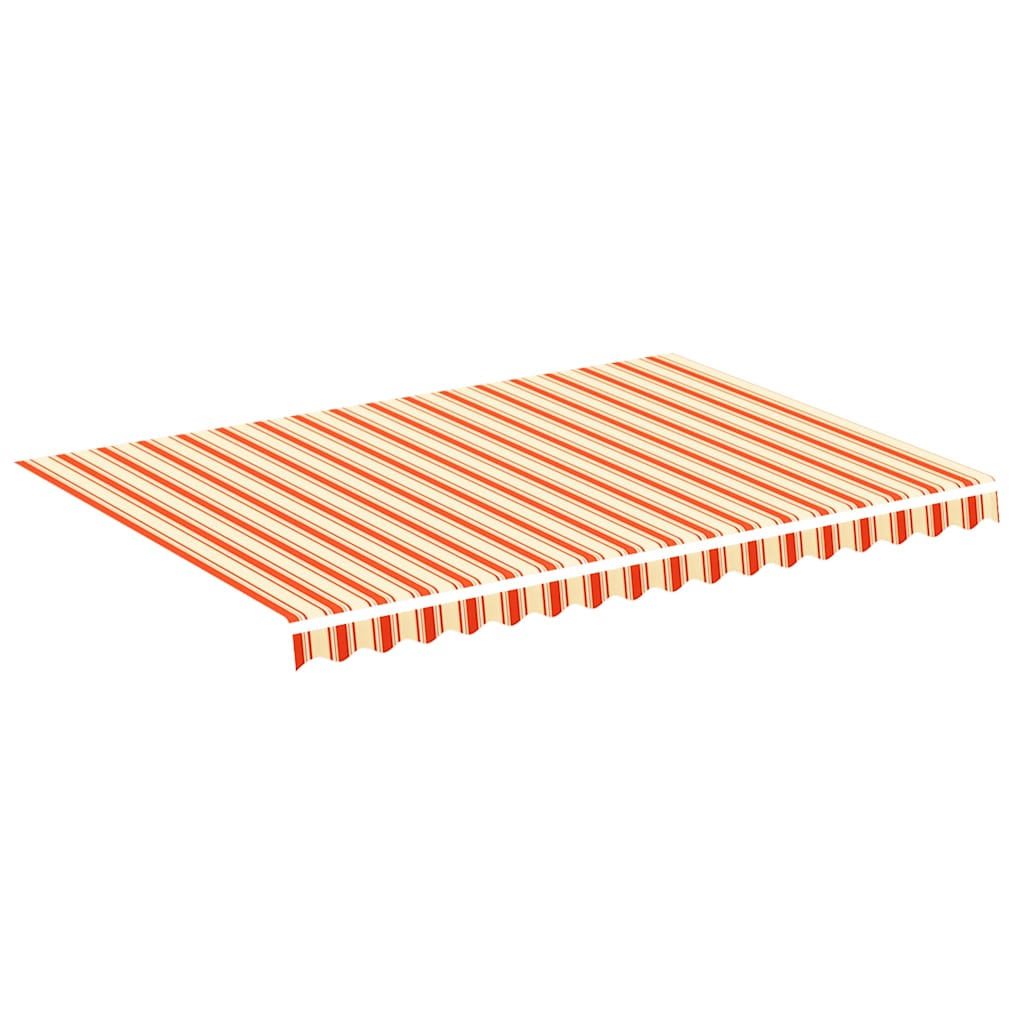 vidaXL Awning Replacement Fabric Yellow and Orange 350x250 cm Polyester 2