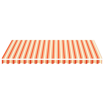 vidaXL Awning Replacement Fabric Yellow and Orange 350x250 cm Polyester 3