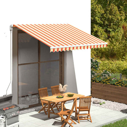 vidaXL Awning Replacement Fabric Yellow and Orange 350x250 cm Polyester 1