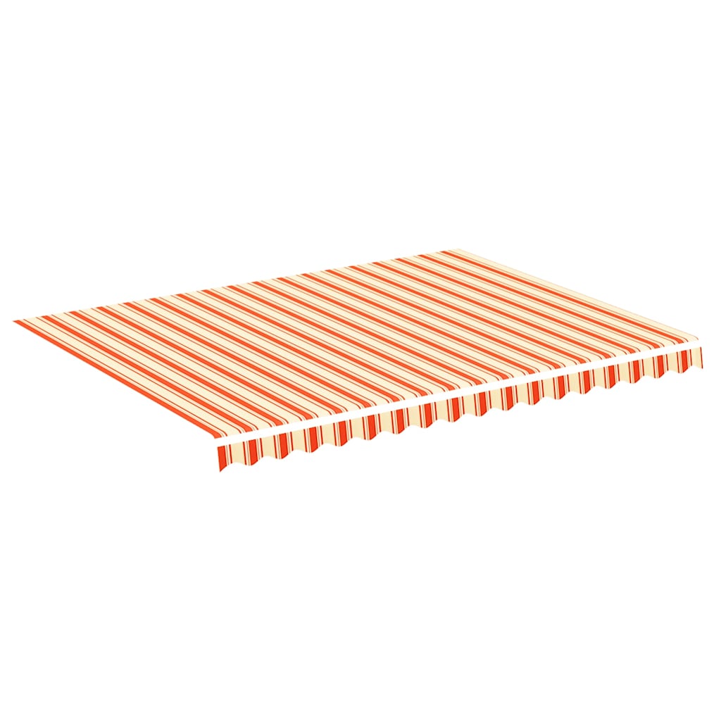 vidaXL Awning Replacement Fabric Yellow and Orange 400x300 cm Polyester 2