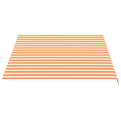 vidaXL Awning Replacement Fabric Yellow and Orange 400x300 cm Polyester 4