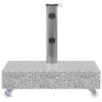 vidaXL Umbrella Base Light Grey 45x25x8.3 cm Granite 6