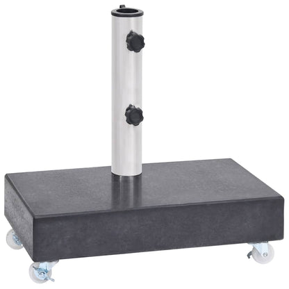 vidaXL Umbrella Base Black 45x25x8 cm Granite 2
