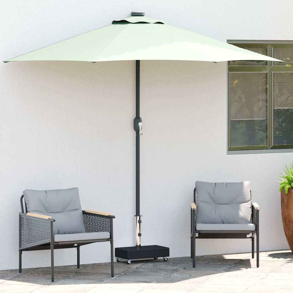 vidaXL Umbrella Base Black 45x25x8 cm Granite 3