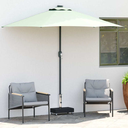 vidaXL Umbrella Base Black 45x25x8 cm Granite 3
