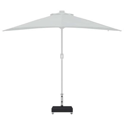 vidaXL Umbrella Base Black 45x25x8 cm Granite 5