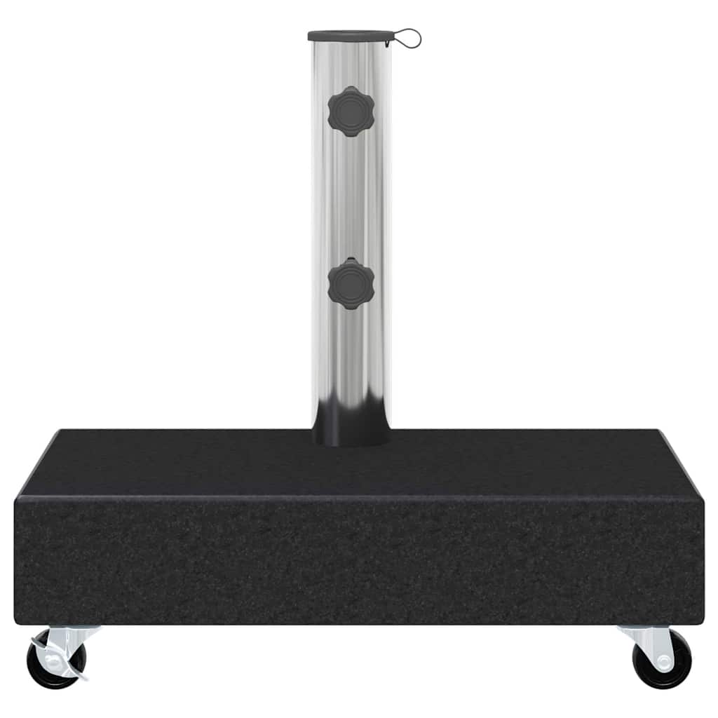 vidaXL Umbrella Base Black 45x25x8 cm Granite 6